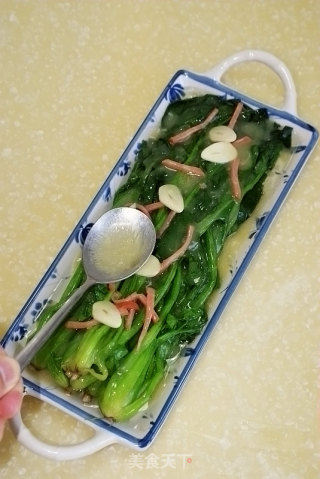 [上汤菠菜]—菠菜的鲜美吃法的做法步骤：9