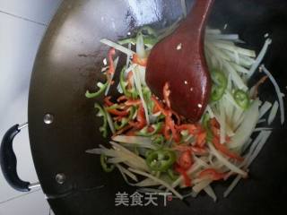 醋溜土豆丝的做法步骤：4