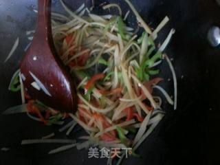 醋溜土豆丝的做法步骤：6