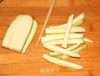 酸辣拌茄条的做法步骤：3