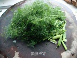 茴香菜炒肉丝的做法步骤：4
