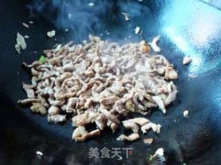 茴香菜炒肉丝的做法步骤：6