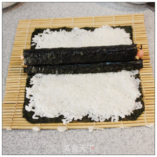 新的一年，天天开心-----小熊寿司的做法步骤：7