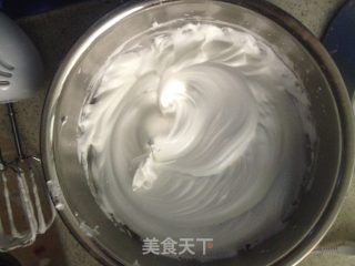 粘米戚风蛋糕卷的做法步骤：3