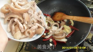 黄豆肉皮和肉（这叫啥菜名啊）的做法步骤：4