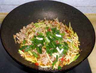 角瓜炒肉丝的做法步骤：10