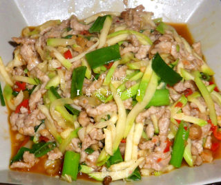 角瓜炒肉丝的做法步骤：12