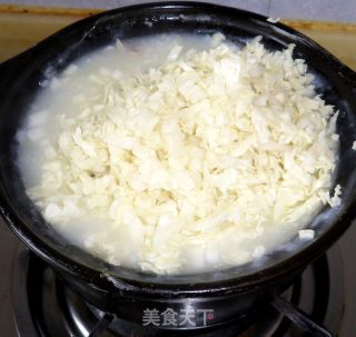 白菜肉丝粥的做法步骤：13