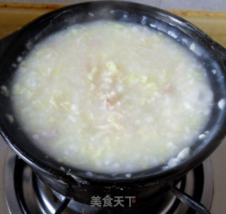 白菜肉丝粥的做法步骤：15