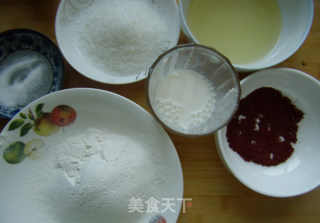 【巧克力戚风蛋卷】的做法步骤：1