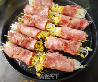 黄豆芽培根卷的做法步骤：5