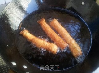 脆皮鸡肉卷的做法步骤：3