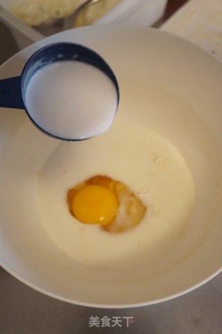 椰奶桃子布丁的做法步骤：2