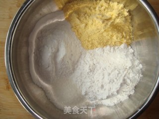 玉米豆沙糕的做法步骤：1