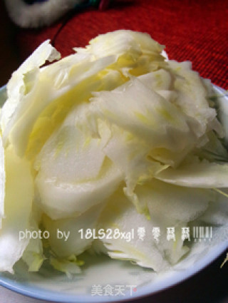 家常菜：清炒白菜邦的做法步骤：1