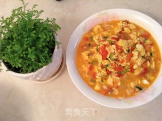 西红柿鸡蛋面（营养美味快手餐）的做法步骤：7