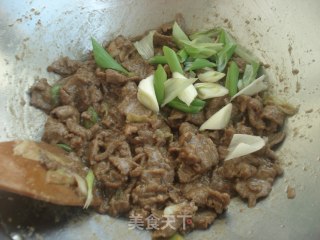 葱爆羊肉的做法步骤：7