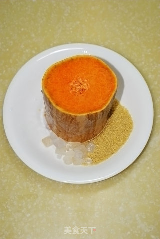 暖冬养胃—南瓜小米粥的做法步骤：1