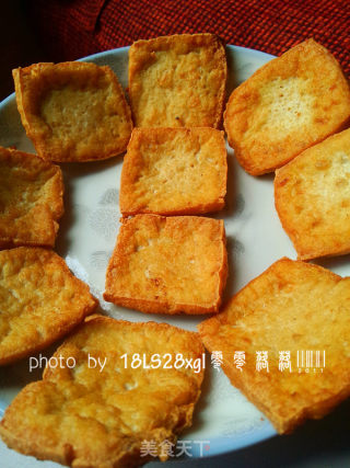 香辣锅塌豆腐的做法步骤：4