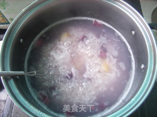 紫薯山药粥的做法步骤：5
