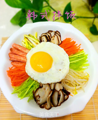 韩式拌饭的做法步骤：12