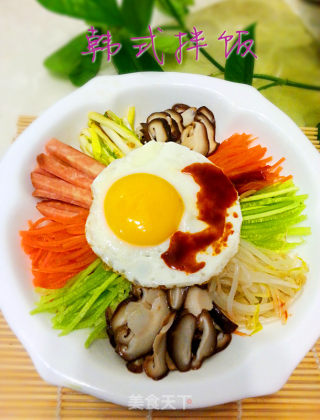 韩式拌饭的做法步骤：13