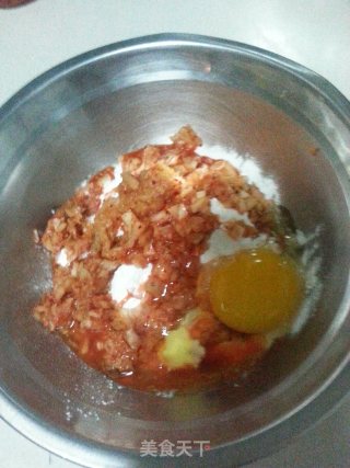 泡菜蛋卷的做法步骤：3