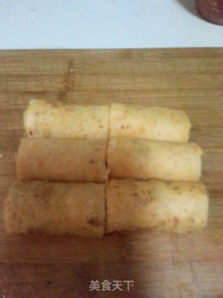 泡菜蛋卷的做法步骤：7