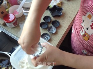 巧克力熔岩蛋糕的做法步骤：4