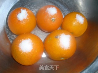 糖渍橙皮的做法步骤：1
