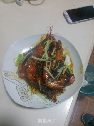 干烧大虾的做法步骤：7