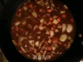 咖喱拌饭的做法步骤：5
