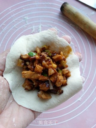 香菇卤肉饼的做法步骤：5