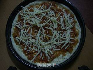 白玉菇牛肉披萨的做法步骤：7