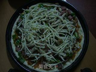 白玉菇牛肉披萨的做法步骤：9