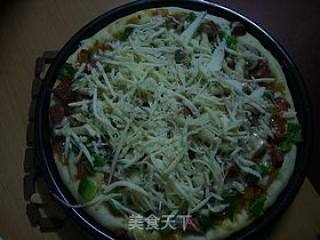 白玉菇牛肉披萨的做法步骤：11