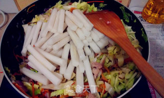虾皮蟹肉芝心年糕的做法步骤：16