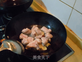 排骨南瓜盅的做法步骤：4