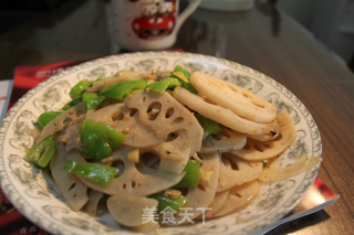 清炒藕片的做法步骤：5