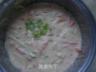 美味金黄蔬菜饼的做法步骤：7