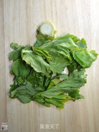 干锅肉末白萝卜叶的做法步骤：10