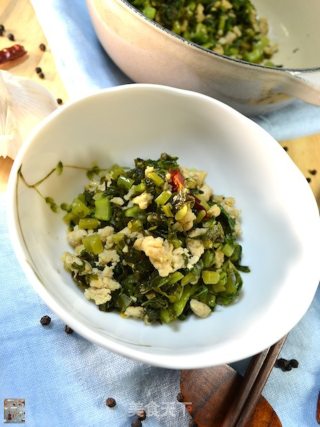 干锅肉末白萝卜叶的做法步骤：47