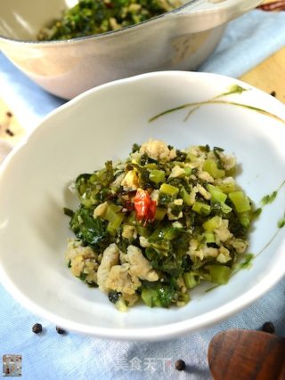 干锅肉末白萝卜叶的做法步骤：48