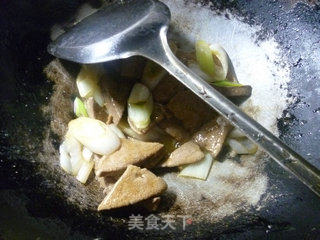 大葱炒猪肝的做法步骤：15