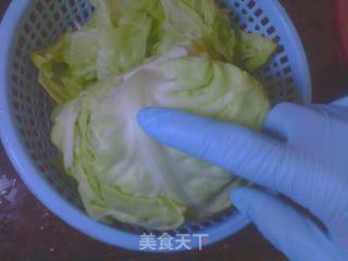 五花肉炒手撕橄榄菜的做法步骤：4