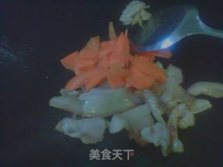 五花肉炒手撕橄榄菜的做法步骤：6