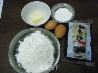 豆沙一口酥的做法步骤：1