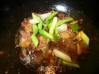 蒜苗炒腊肉的做法步骤：7