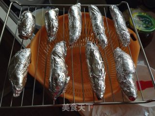 蜜烤紫薯的做法步骤：6