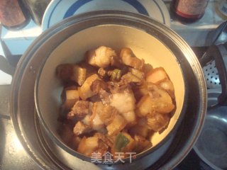 砂锅肉的做法步骤：7